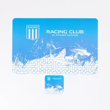 Mantel Individual Racing Club Con Posavasos X6 Unid Oficial