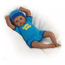 Cuddle Buddy African American Black Baby Baby Doll Por Ashto