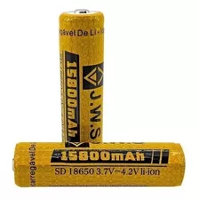 2 Bateria 18650 15800mah 4.2v C/ Chip Série Gold Jws