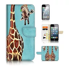 Para iPhone 5 Y 5s iPhone SE Flip Wallet Funda Y Protector D