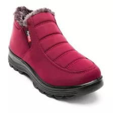 Botin Dama Chiporro Invierno Suaves Térmico Impermeable