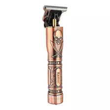 Maquina De Corte Preciso Profissional Detalhes Da Barba Cor Bronze 110v/220v