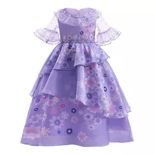 Fantasia Vestido Isabela Madrigal Encanto Infantil