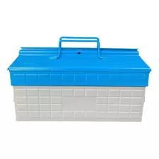 Caja De Herramientas Metalica Pequeña (35x17x16cm) Da Hai