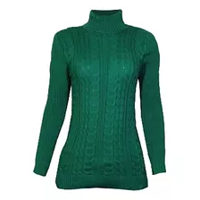 Blusa De Frio Feminina Trico Gola Alta Tricô Inverno Confort