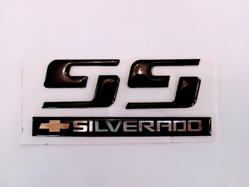 Emblema Lateral Chevrolet Silverado Ss Foto 2