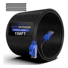 Cable Ethernet Cat6 Para Exteriores De 150 Pies, Enterrado, 