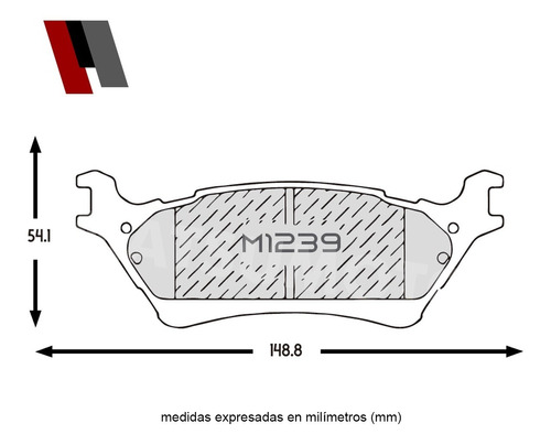 Pastilla  Freno Cermica Trasera Ford F-150 Raptor 2010-2014 Foto 3