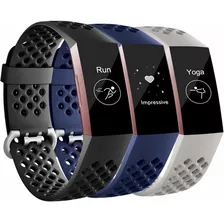 Malla Para Reloj Fitbit Charge 3 Y Charge 3 Se (3 Unidades)