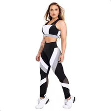 Conjunto Fitness Leggin E Top C114