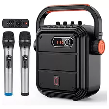 Máquina De Karaoke Jyx 66bt Con Dos Micrófonos Inalámbricos
