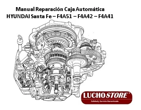 Caja F4a51 41 Y 42 Hyundai Santa Fe Automatica Manual Taller