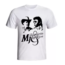 Camiseta Personalizada Milionario E Jose Rico