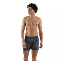 Samba Canção Masculina Cueca Boxer Com Bolso Short Pijama