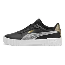 Zapatilla Puma Carina 2.0 Metallic Shine Negro Mujer