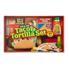Melissa & Doug Juego De Tacos Y Tortillas 44 Piezas