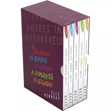 Box Amores Improváveis Serie Completa 5 Livros O Acordo/o Erro/o Jogo/a Consquita/o Legado Elle Kennedy