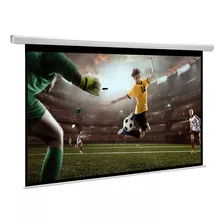 Pantalla Proyector 84 Pulgadas 16:9 4k Ultra Hd Automatica Tela Eppe Polymer