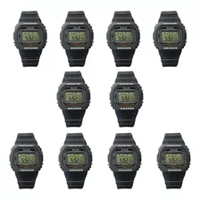 Kit 10 Relógios Presidente Digital Prova D'água Wr200m