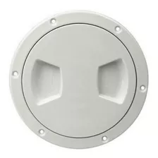 Tampa De Inspeção Em Pvc 140mm Lancha Barco Cor Branco