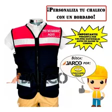 Chaleco Brigadista Bicolor, Con Tu Nombre Bordado!