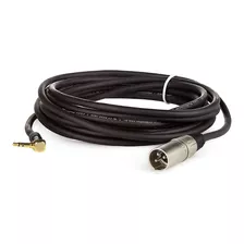 Cabo Profissional Xlr Macho Para P2 90 Graus C/ 3 Metros