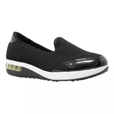 Tenis Casuales Negro Zapatos Mujer Modare 7320201