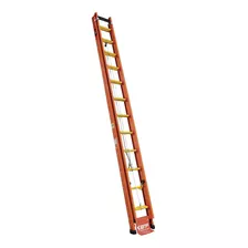 Escalera Profesional Colisa Fibra Vidrio Extensible 25 Esca Color Naranja Oscuro
