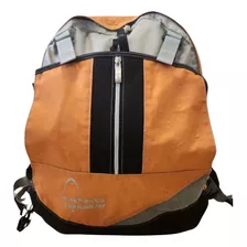 Mochila Head Liquidmetal Preta E Laranja