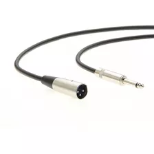 Cable De Microfono Mono Macho A Xlr 1/4 | Negro, 30 M