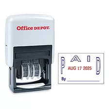 Office Depot De Carga Propia Fechador Con Cojín Extra, Pago,