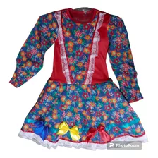 Vestido Junina Infantil 