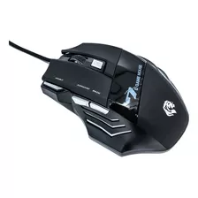 Mouse Gamer Hayom Mu-2909 3200dpi 7 Botões Preto Com Led