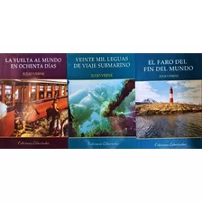 Julio Verne Lote X 3 Libros Nuevos La Vuelta Al Mundo 