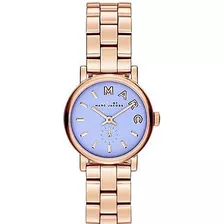 Reloj Marc Jacobs Para Mujer (mbm3285) Baker Tono Oro Rosa