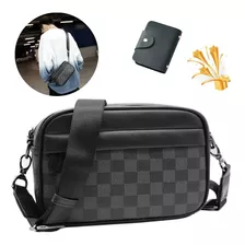 Bolso Mensajero De Cuero,bolsos Bandolera Y Billetera Hombre