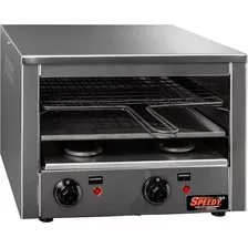 Horno Multifuncion Tostador Acero 47 X 30 Cm Speedy Grill Color Gris