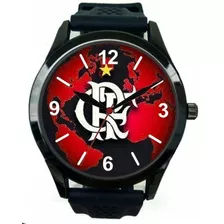 Relógio Pulso Esportivo Flamengo Barato Oferta Personalizado