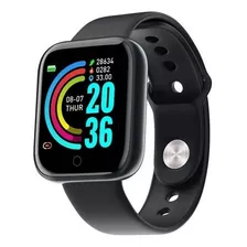 Relógio Smartwatch Para Android Ios D20 Bluetooth Usb Cor Da Caixa Preto Cor Da Pulseira Preto Cor Do Bisel Preto