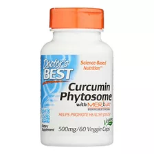 Fitosoma De Curcumina Doctor's Best Con Meriva, Sin Ogm, Veg