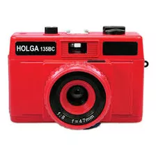Câmera Análogica Holga 135bc Vermelha