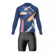 Kit Short Camisa Elite Fps 50 Mountain Bike Ciclismo Speed