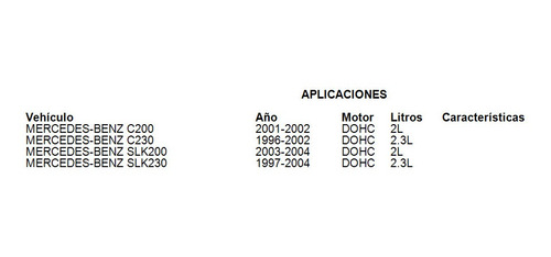 Junta Multiple Escape Mercedes-benz Slk200 2003-2004 2.0l Foto 2