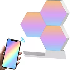 ~? Yescom App Control Hexagon Lights 3 Pack Smart Led Panel 