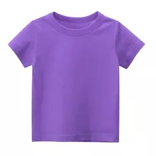 Remeras Algodón Peinado 24/1 Lisas Niños Fabricantes