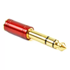 Plug Adaptador Santo Angelo P2 Femea X P10 Macho Stereo Ouro