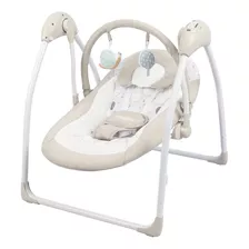 Silla Mecedora Electrónica Para Bebé Carestino New Beige