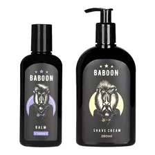 Kit Baboon Shave Cream Profissional + Balm De Barba 140ml