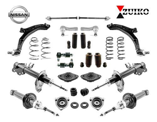 Kit Horquillas, Amortiguador Y Resortes Nissan Sentra B15 Foto 2