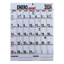 Revista Calendario 2024 Blanco Chico, Modelo 1